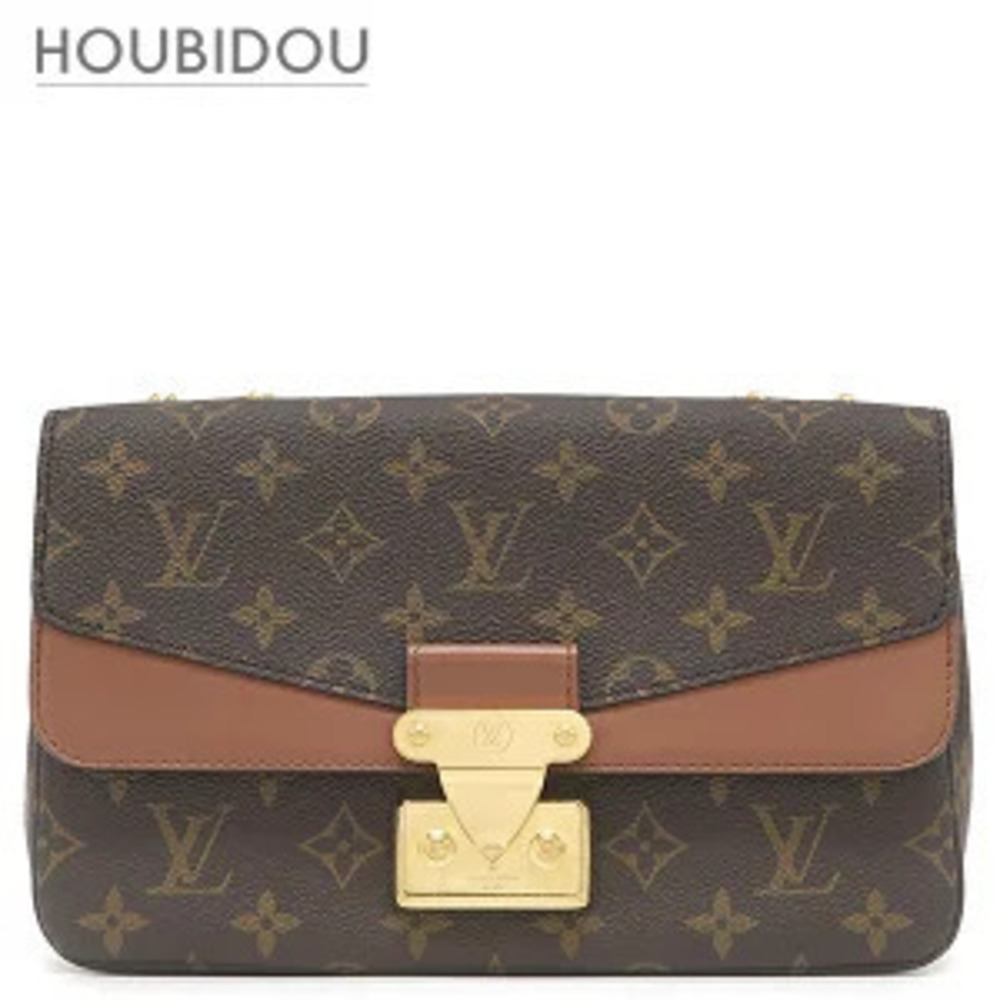 Louis Vuitton Sac Marceau shoulder bag Monogram canvas brown chain strap
